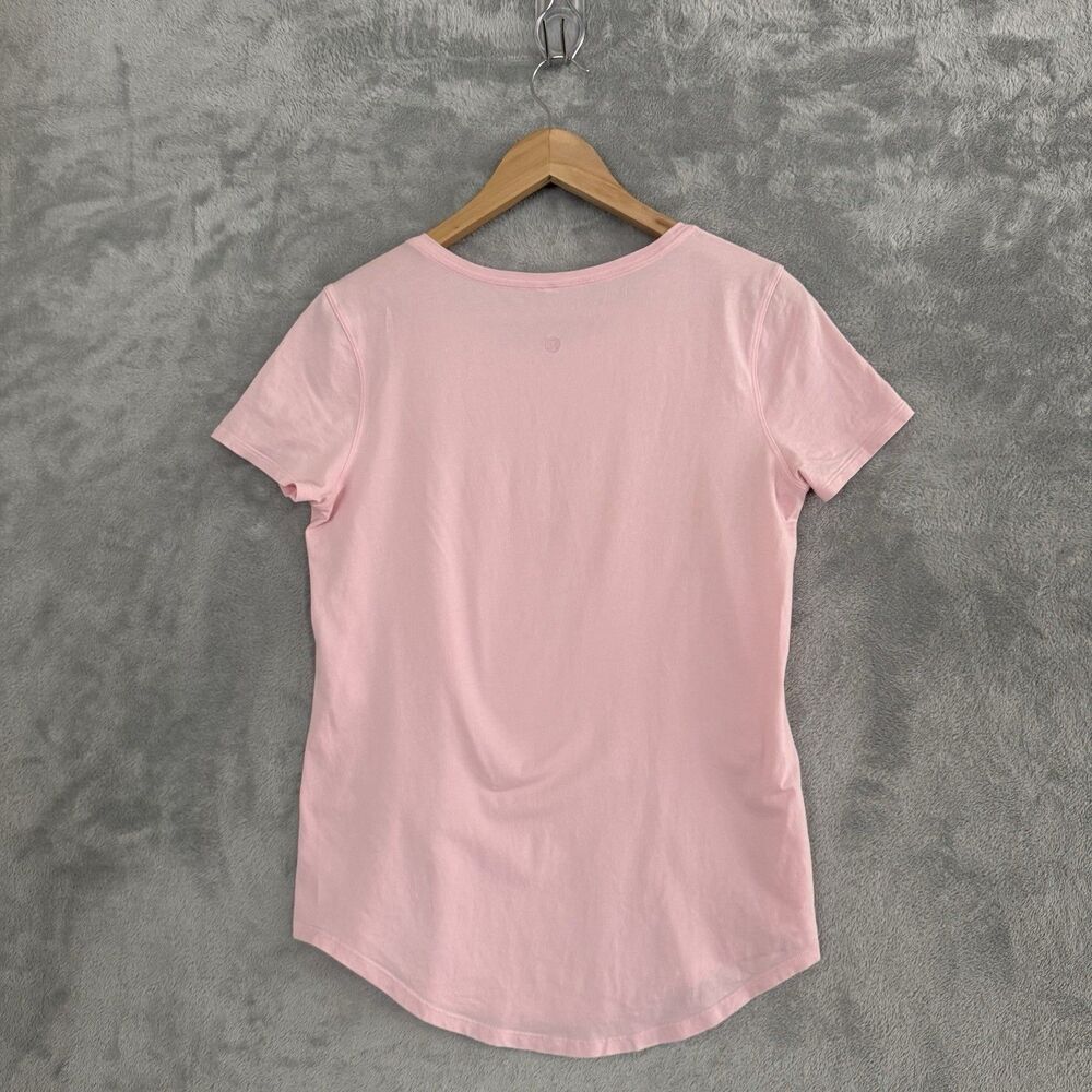 Lululemon Activewear Tee Womens Pink Short Sleeve Athletic Top - See Pics